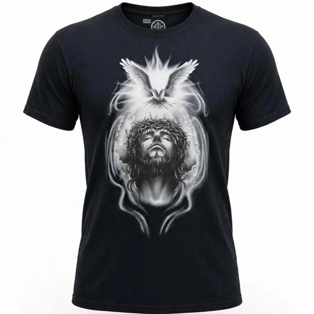 Black jesus christ graphic tee